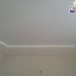 Матовый потолок + гипсокартонный короб
